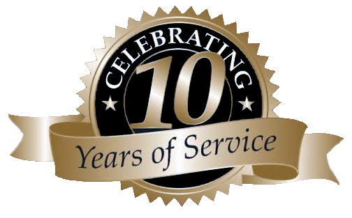 Celebrating 10 years of business
