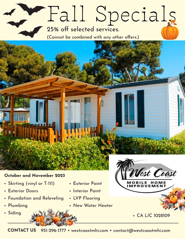 2023 Fall Specials